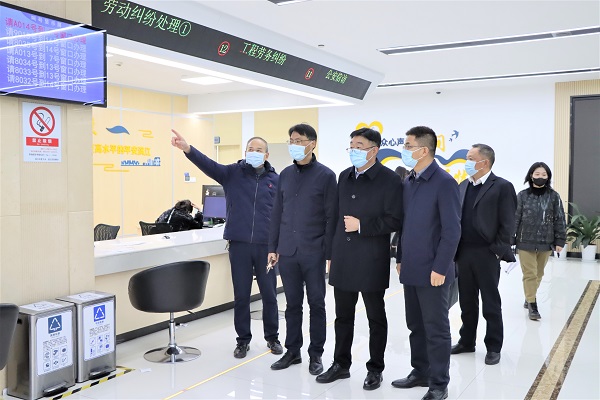 叶茂东督查全市欠薪集中接访周情况